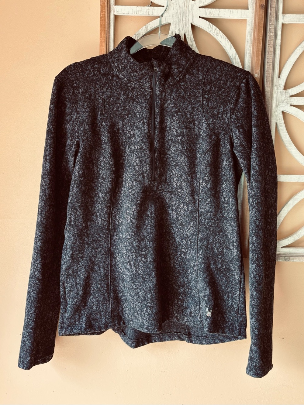 Spyder Printed Fleece Half Zip Jacket Women's M Outdoor Performance Layer - Picture 5 of 12